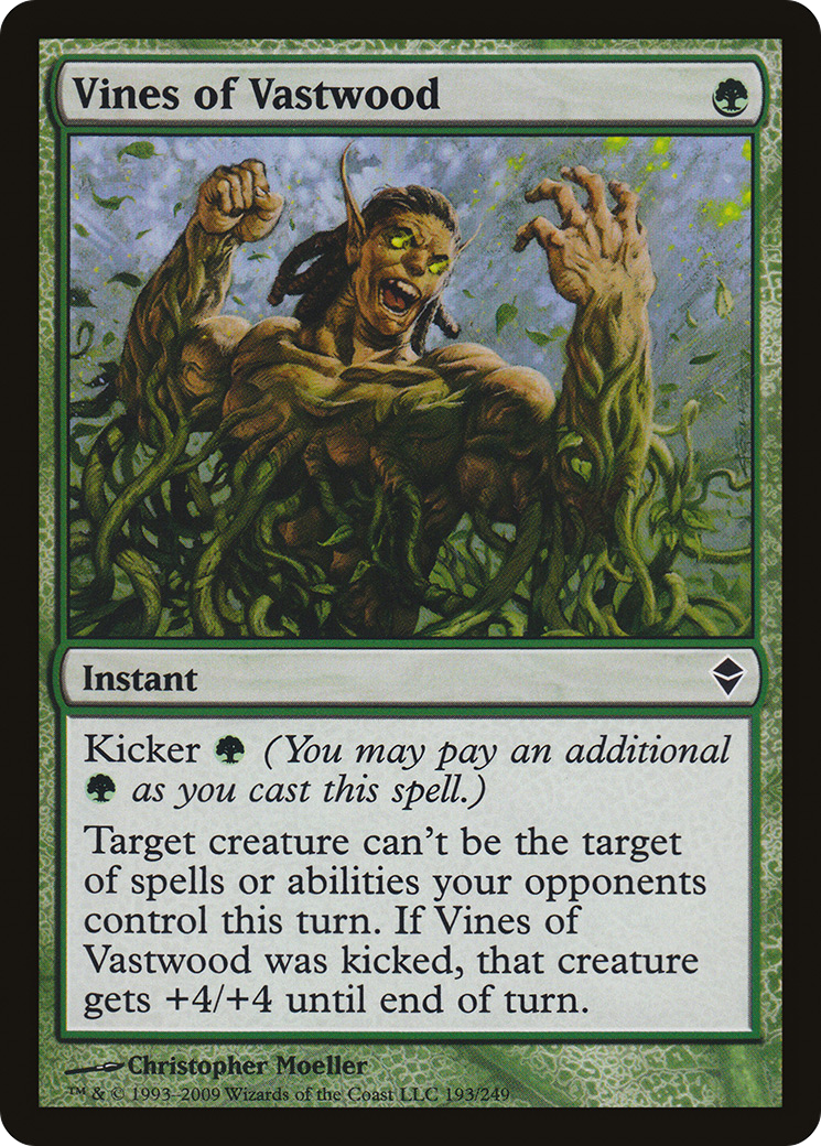 Vines of Vastwood (ZEN-193) [Zendikar] Foil MTG Single Wizards of the Coast