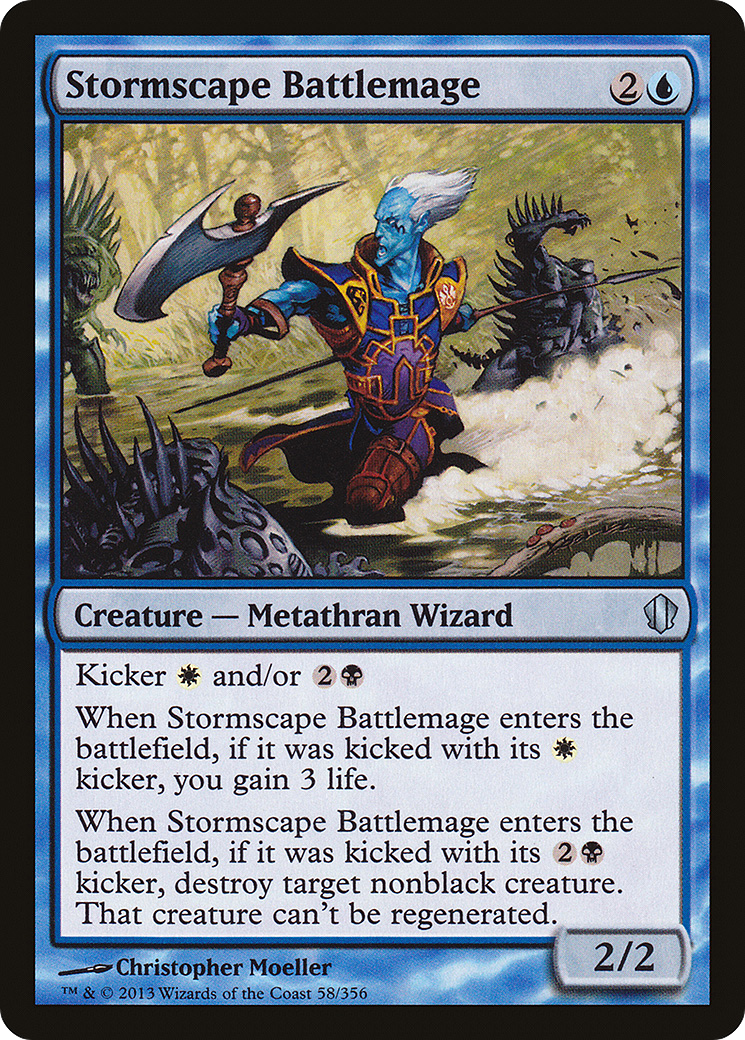 Stormscape Battlemage (C13-058) [Commander 2013] MTG Single Wizards of the Coast