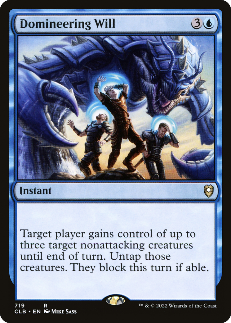 Domineering Will (CLB-719) [Commander Legends: Battle for Baldur's Gate] MTG Single Wizards of the Coast