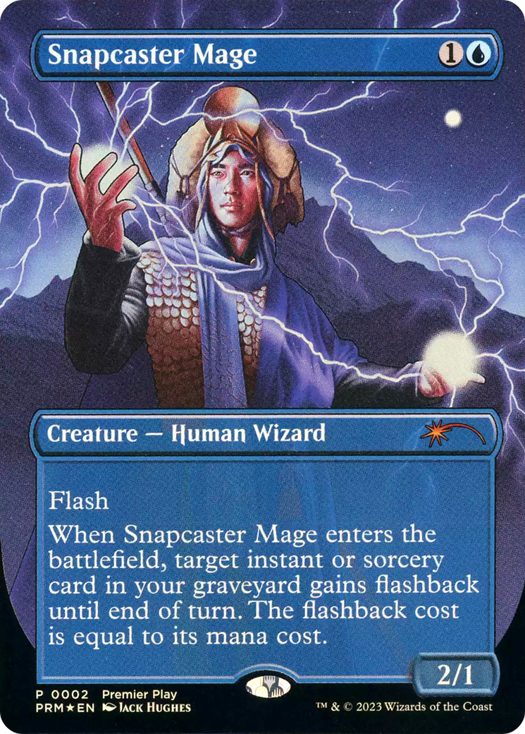 Snapcaster Mage (Borderless Alternate Art) [Regional Championship Qualifiers 2023] MTG Single Magic: The Gathering