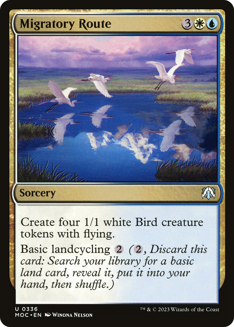 Migratory Route (MOC-336) [March of the Machine Commander] MTG Single Wizards of the Coast