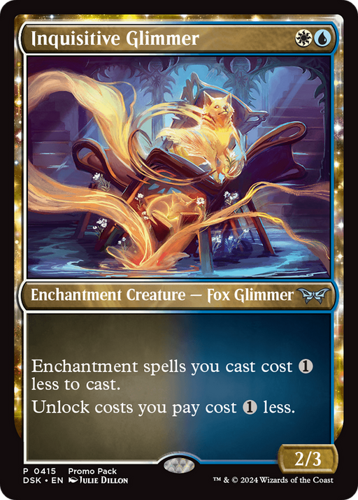 Inquisitive Glimmer (PPDSK-415) [Duskmourn: House of Horror] Foil MTG Single Wizards of the Coast