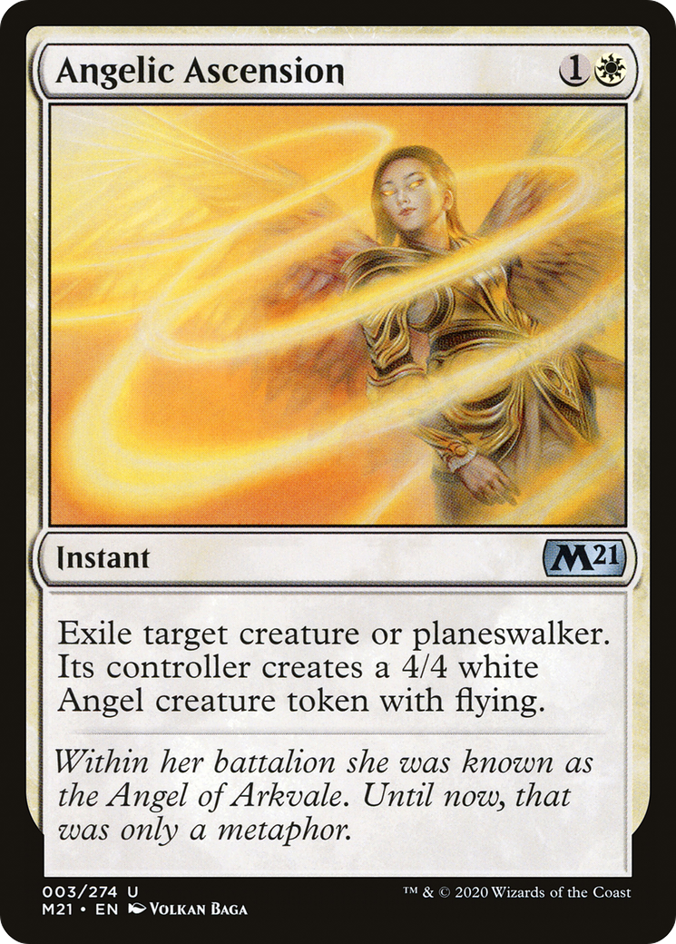 Angelic Ascension (M21-003) [Core Set 2021] Foil MTG Single Wizards of the Coast