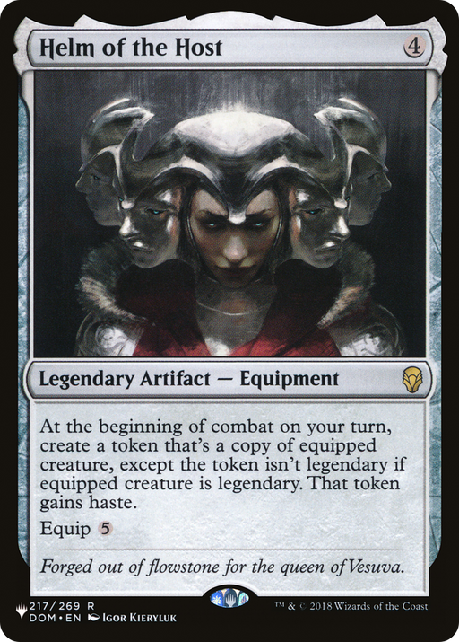 Helm of the Host (LIST-217/269) [Mystery Booster] The List MTG Single Wizards of the Coast