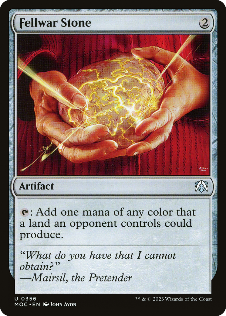 Fellwar Stone (MOC-356) [March of the Machine Commander] MTG Single Wizards of the Coast