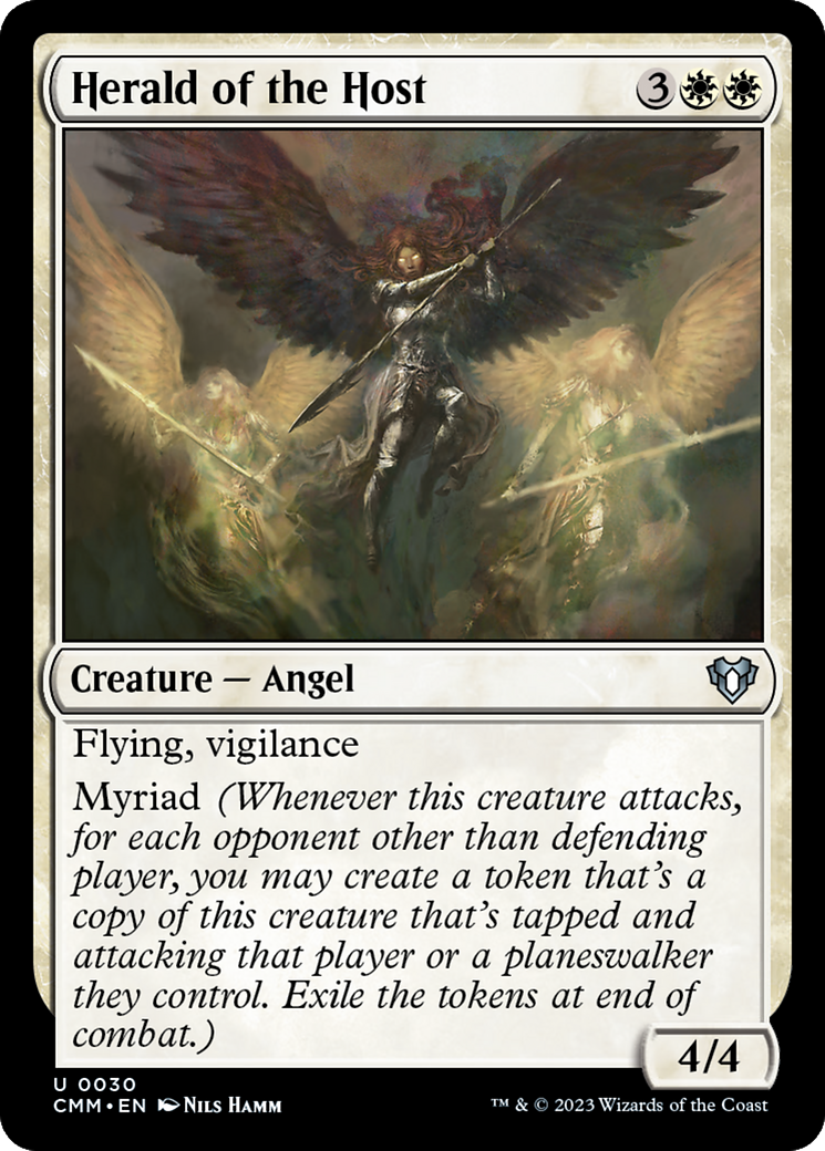 Herald of the Host (CMM-030) [Commander Masters] MTG Single Wizards of the Coast