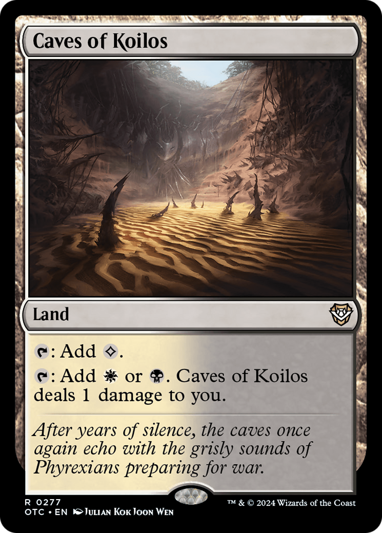 Caves of Koilos (OTC-277) [Outlaws of Thunder Junction Commander] MTG Single Wizards of the Coast