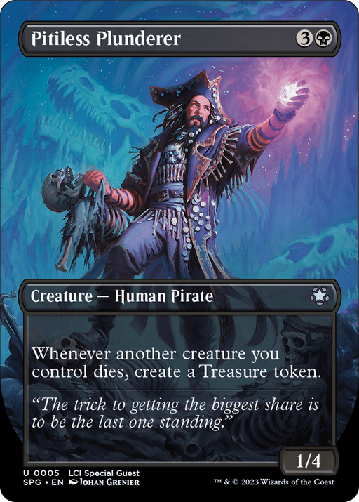 Pitiless Plunderer (SPG-005) [Special Guests] (Borderless) Foil MTG Single Wizards of the Coast