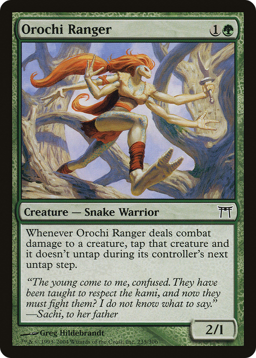 Orochi Ranger (CHK-235) [Champions of Kamigawa] MTG Single Wizards of the Coast