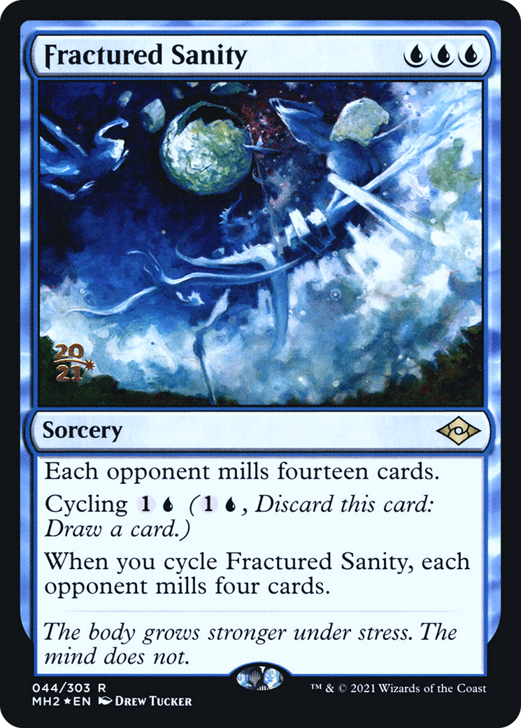 Fractured Sanity (PRE-044) [Modern Horizons 2 Promos] Foil MTG Single Wizards of the Coast