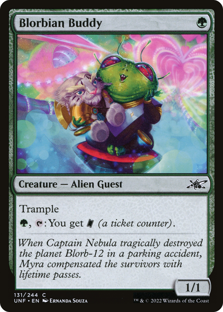 Blorbian Buddy (UNF-131) [Unfinity] Foil MTG Single Wizards of the Coast