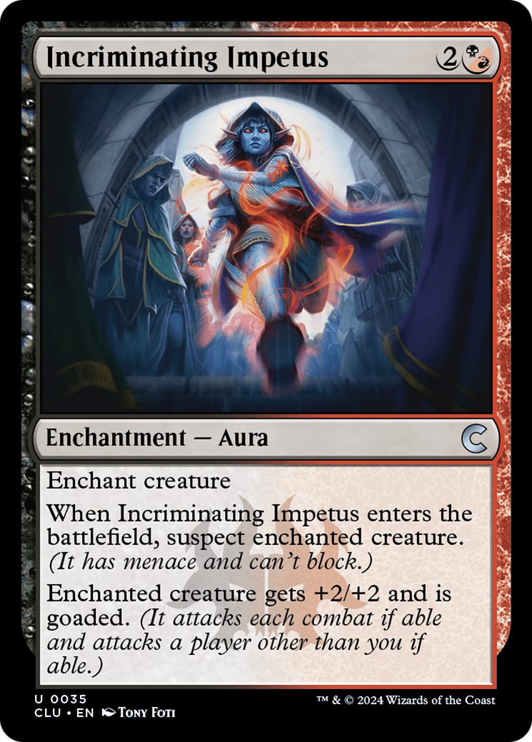Incriminating Impetus (CLU-035) [Ravnica: Clue Edition] MTG Single Wizards of the Coast