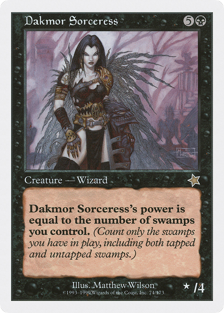 Dakmor Sorceress (S99-074) [Misc] Starter 1999 MTG Single Wizards of the Coast