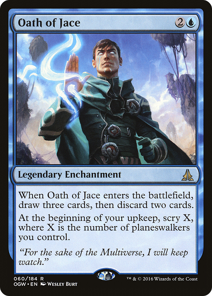 Oath of Jace (OGW-060) [Oath of the Gatewatch] Foil MTG Single Wizards of the Coast