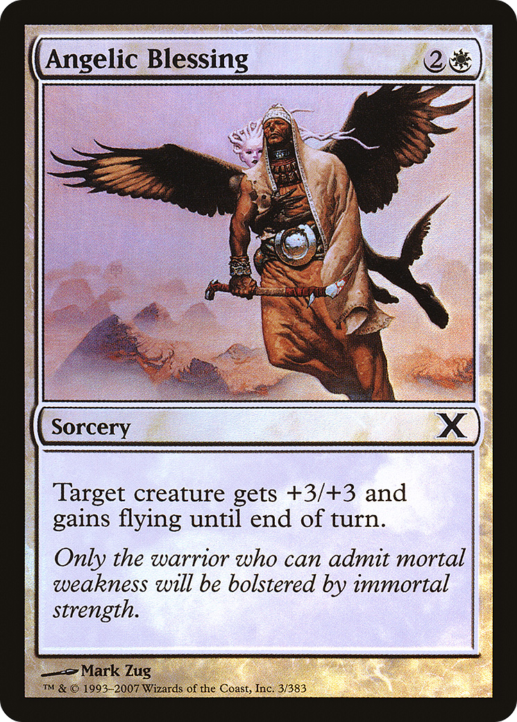 Angelic Blessing (10E-03★) [Tenth Edition] Foil MTG Single Wizards of the Coast