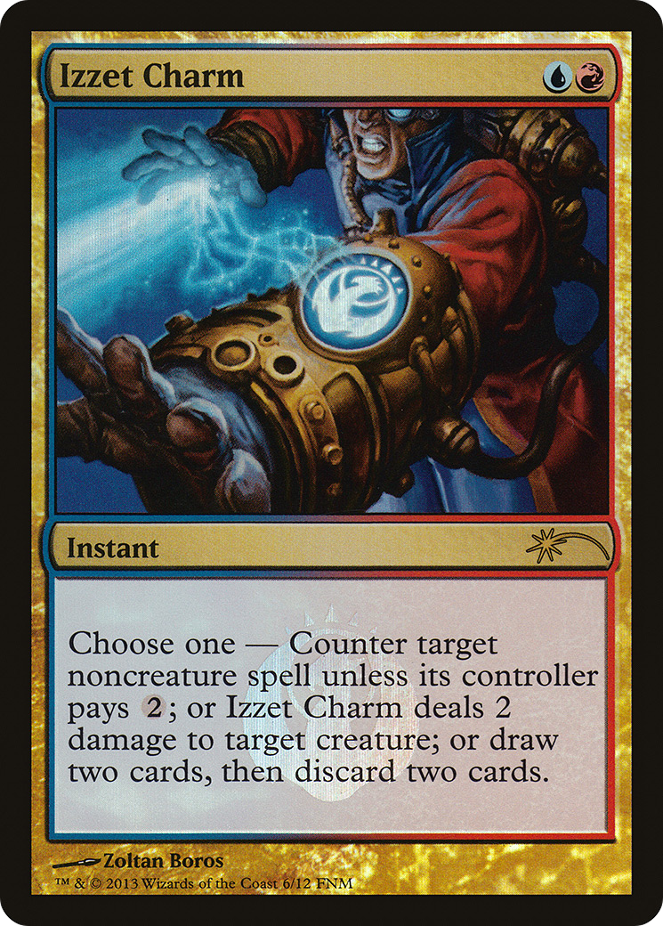 Izzet Charm (FNM-) [Misc] Friday Night Magic 2013 Foil MTG Single Wizards of the Coast