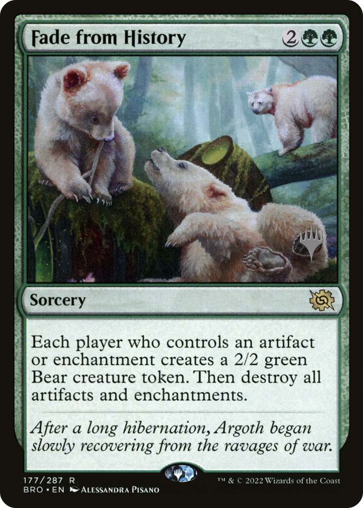 Fade from History (PPBRO-177) [The Brothers' War Promos] MTG Single Wizards of the Coast