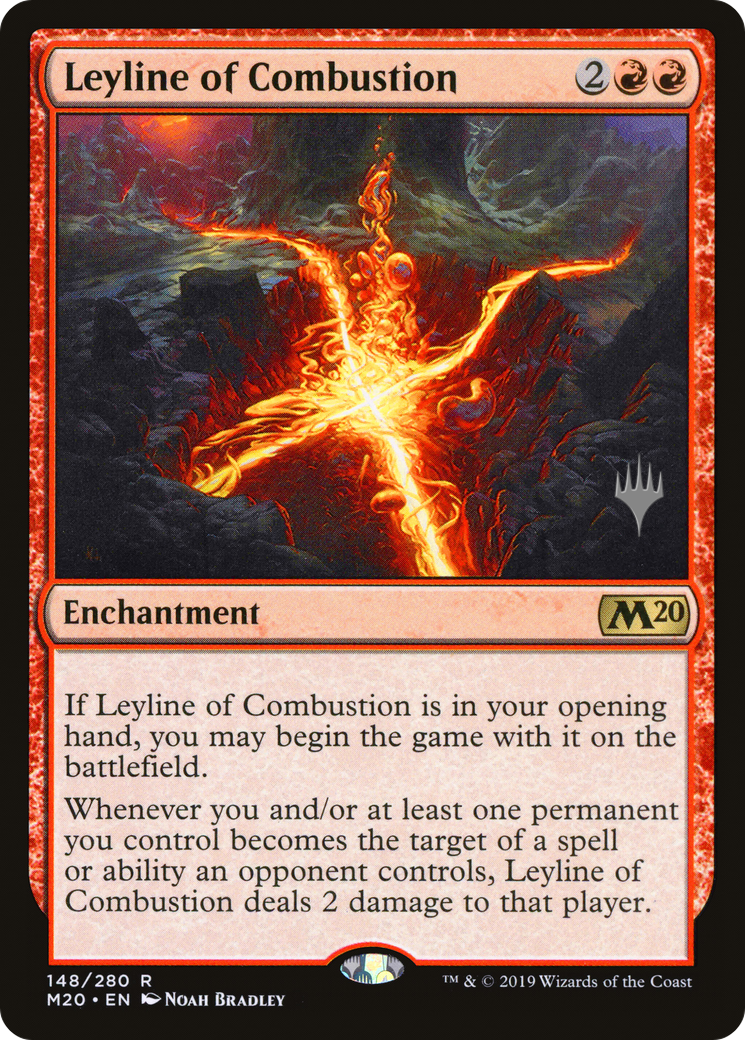 Leyline of Combustion (PPM20-148) [Core Set 2020 Promos] MTG Single Wizards of the Coast