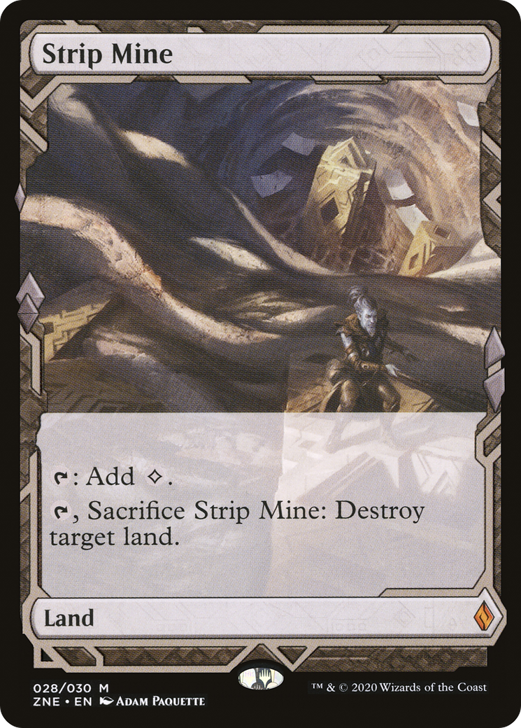 Strip Mine (ZNE-028) [Zendikar Rising Expeditions] MTG Single Wizards of the Coast