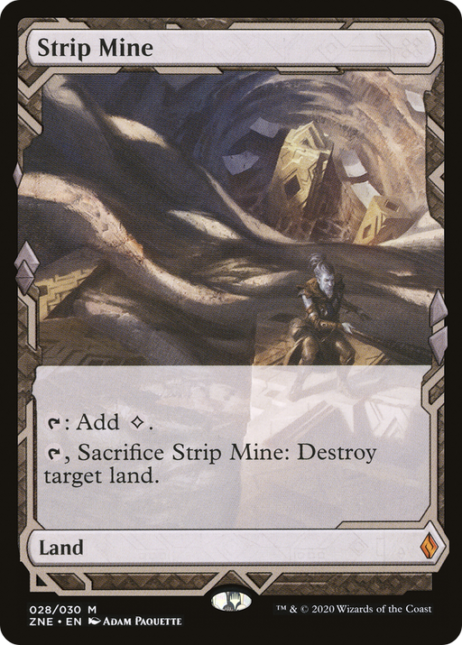 Strip Mine (ZNE-028) [Zendikar Rising Expeditions] MTG Single Wizards of the Coast