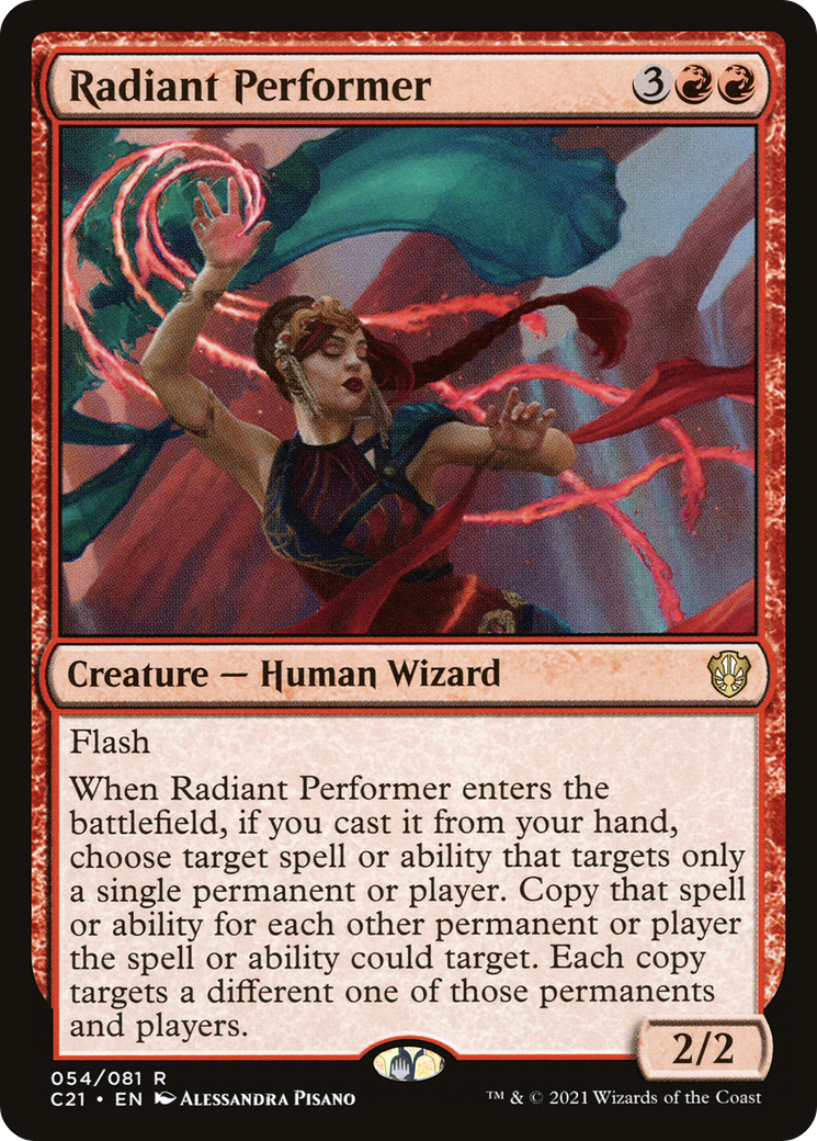 Radiant Performer (C21-054) [Commander 2021] MTG Single Wizards of the Coast