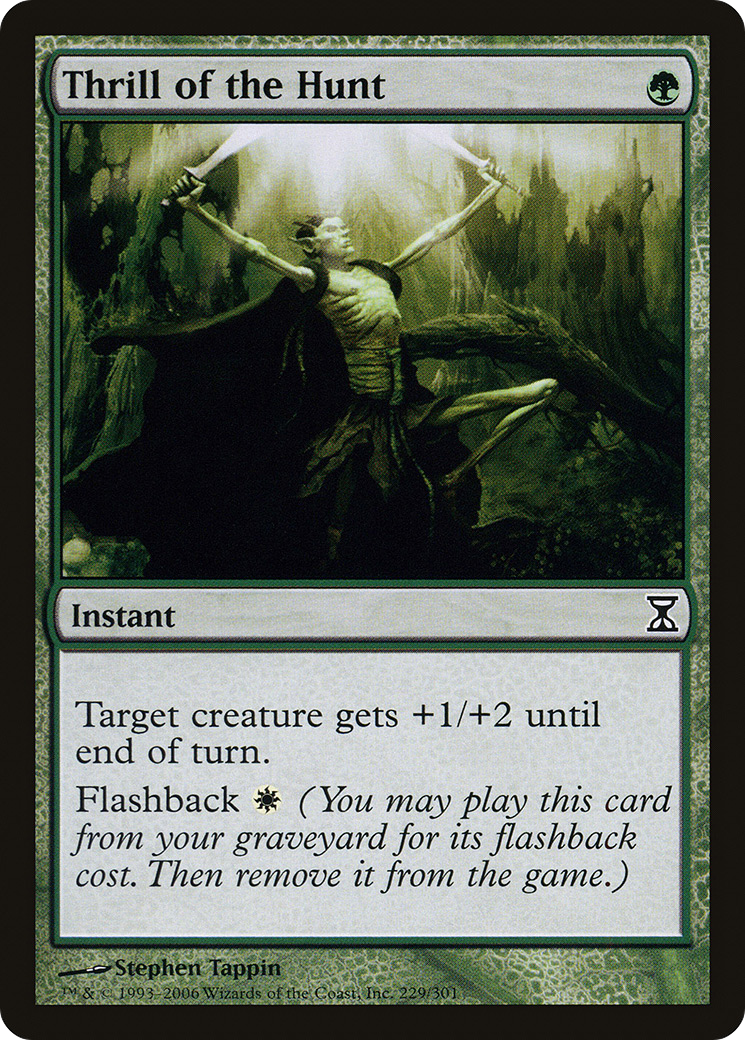 Thrill of the Hunt (TSP-229) [Time Spiral] MTG Single Wizards of the Coast