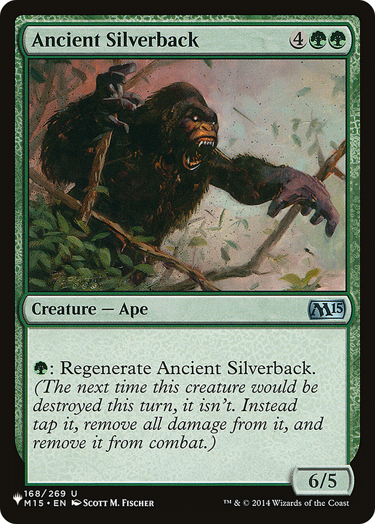Ancient Silverback (LIST-M15-168) [Mystery Booster] The List MTG Single Wizards of the Coast