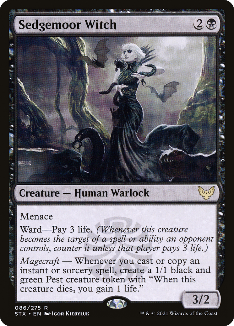 Sedgemoor Witch (STX-086) [Strixhaven: School of Mages] MTG Single Wizards of the Coast