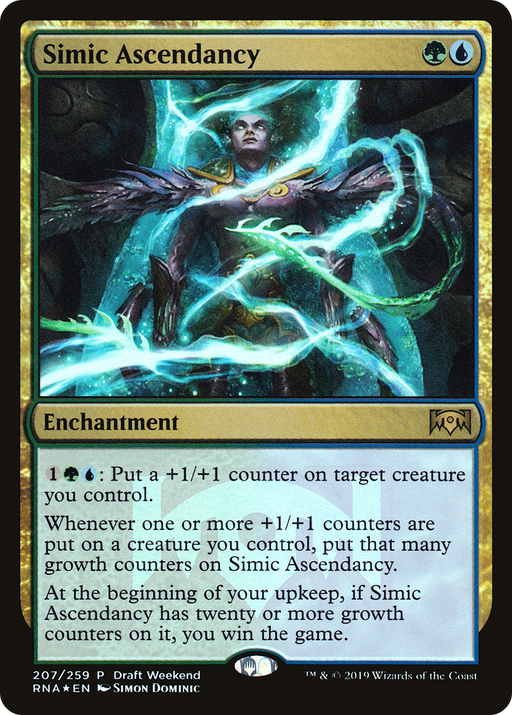 Simic Ascendancy (Draft Weekend) (LARP-207) [Ravnica Allegiance Promos] Foil MTG Single Wizards of the Coast