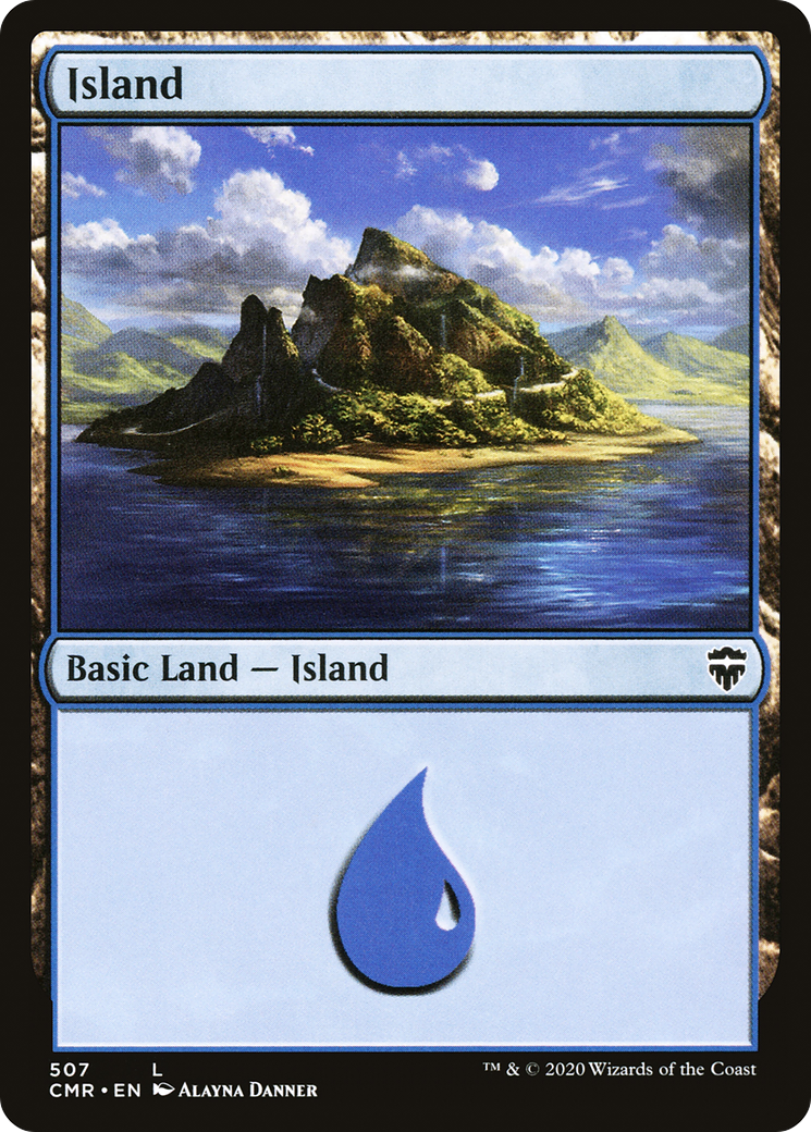Island (CMR-507) [Commander Legends] MTG Single Wizards of the Coast