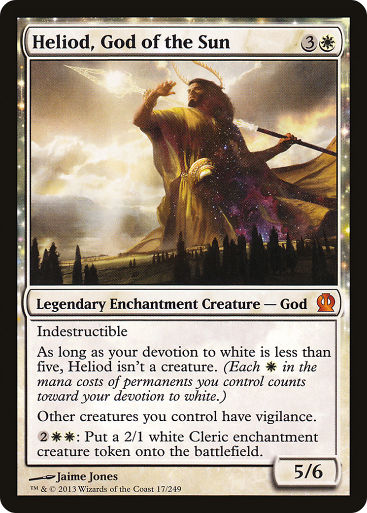 Heliod, God of the Sun [Theros] MTG Single Magic: The Gathering