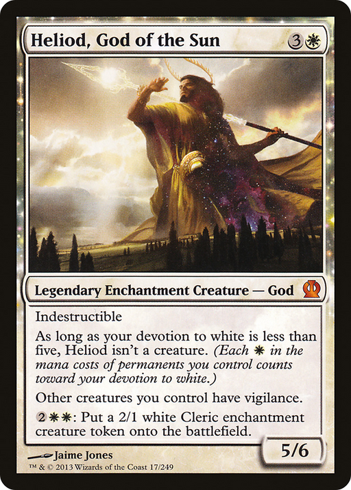 Heliod, God of the Sun (THS-017) [Theros] MTG Single Wizards of the Coast