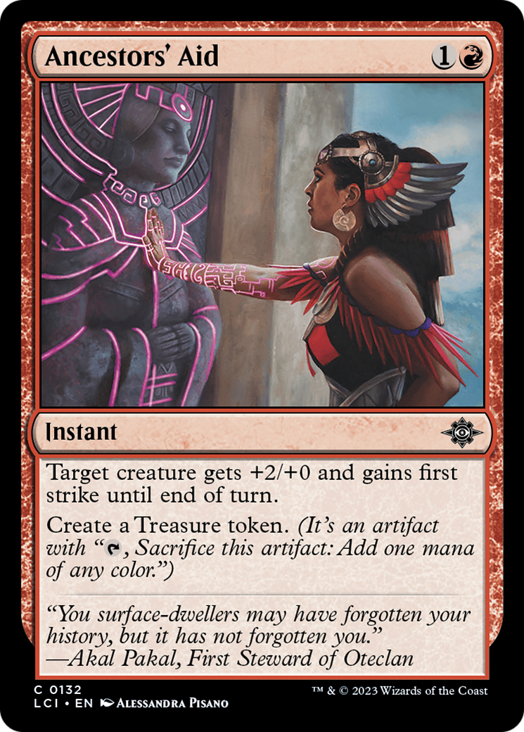 Ancestors' Aid (LCI-132) [The Lost Caverns of Ixalan] Foil MTG Single Wizards of the Coast