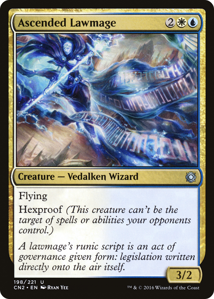 Ascended Lawmage (CN2-198) [Conspiracy: Take the Crown] MTG Single Wizards of the Coast