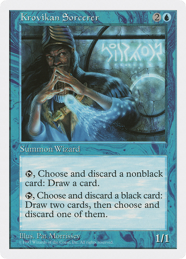 Krovikan Sorcerer (5ED-) [Fifth Edition] MTG Single Wizards of the Coast