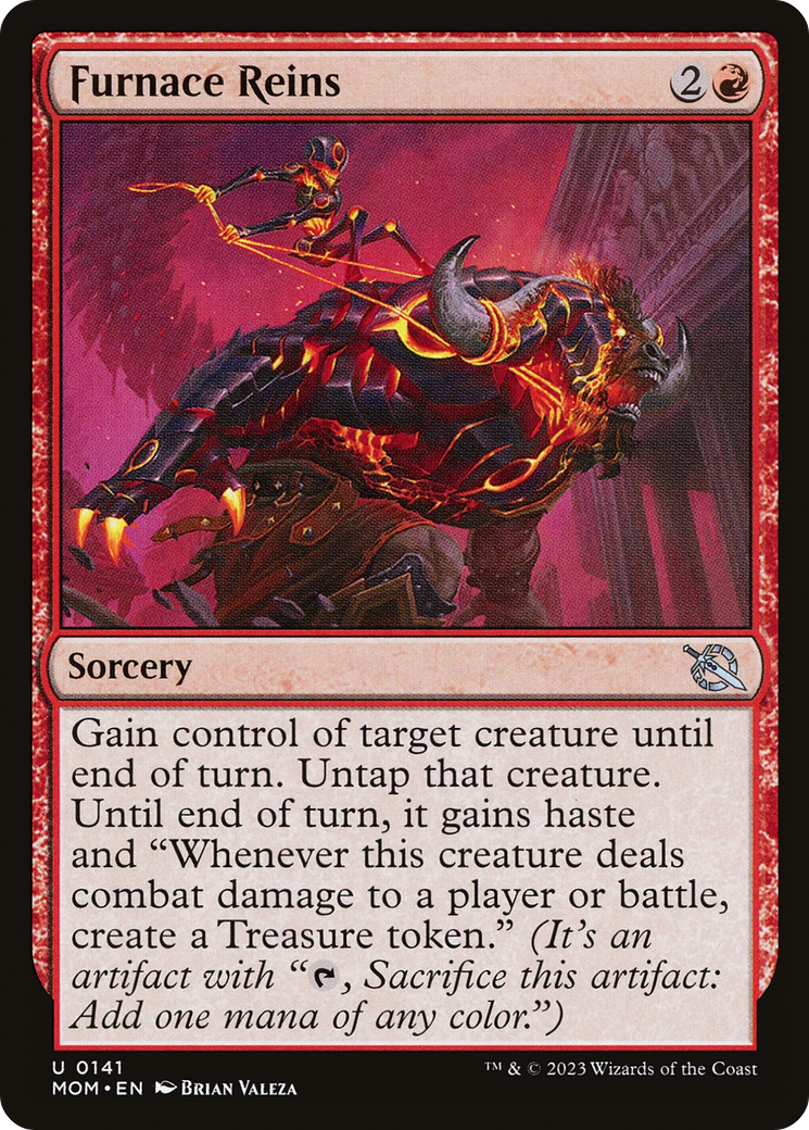 Furnace Reins (MOM-141) [March of the Machine] MTG Single Wizards of the Coast
