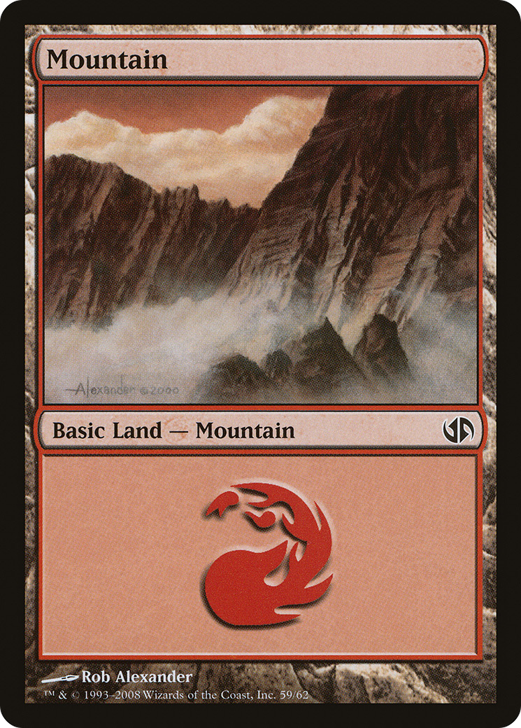 Mountain (DD2-059) [Misc] Duel Decks: Jace vs. Chandra MTG Single Wizards of the Coast