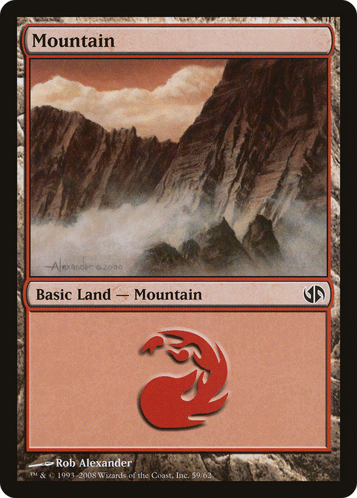 Mountain (DD2-059) [Misc] Duel Decks: Jace vs. Chandra MTG Single Wizards of the Coast