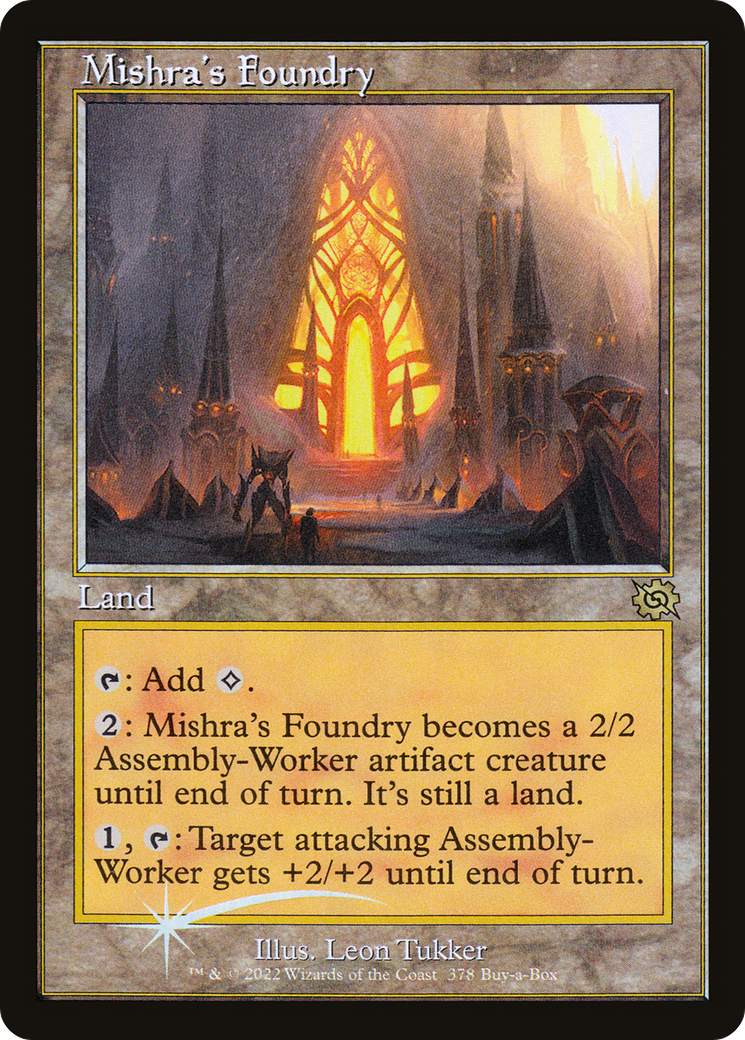 Mishra's Foundry (BABP-378) [The Brothers' War] Foil MTG Single Wizards of the Coast