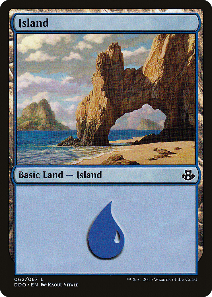 Island (062) (DDO-062) [Misc] Duel Decks: Elspeth vs. Kiora MTG Single Wizards of the Coast