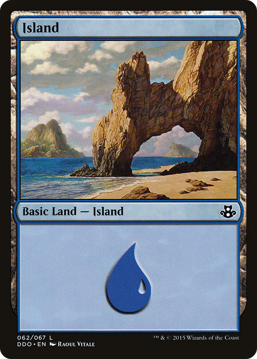 Island (062) (DDO-062) [Misc] Duel Decks: Elspeth vs. Kiora MTG Single Wizards of the Coast