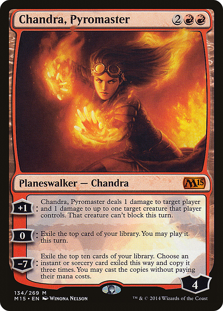 Chandra, Pyromaster [Magic 2015] MTG Single Magic: The Gathering