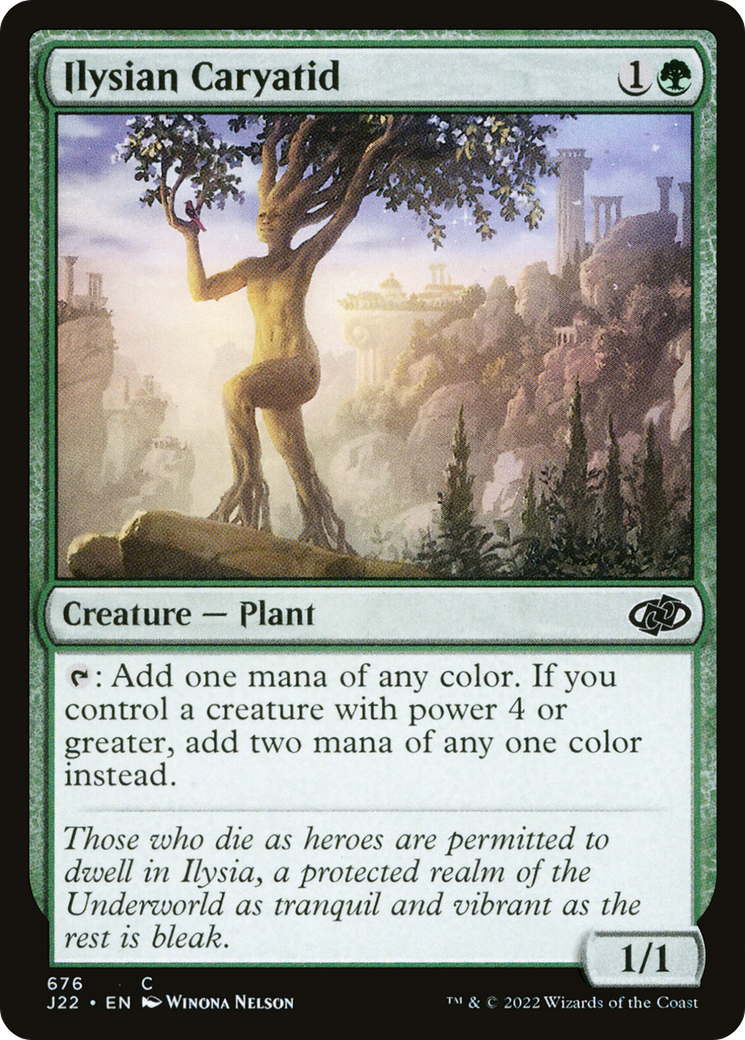 Ilysian Caryatid (J22-676) [Jumpstart 2022] MTG Single Wizards of the Coast