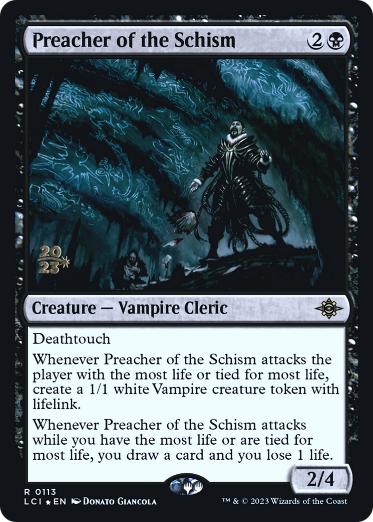 Preacher of the Schism (PRE-113) [The Lost Caverns of Ixalan Promos] Foil MTG Single Wizards of the Coast