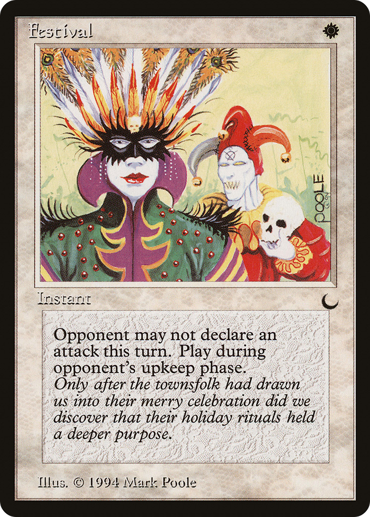 Festival (DRK-) [Oldschool] The Dark MTG Single Wizards of the Coast