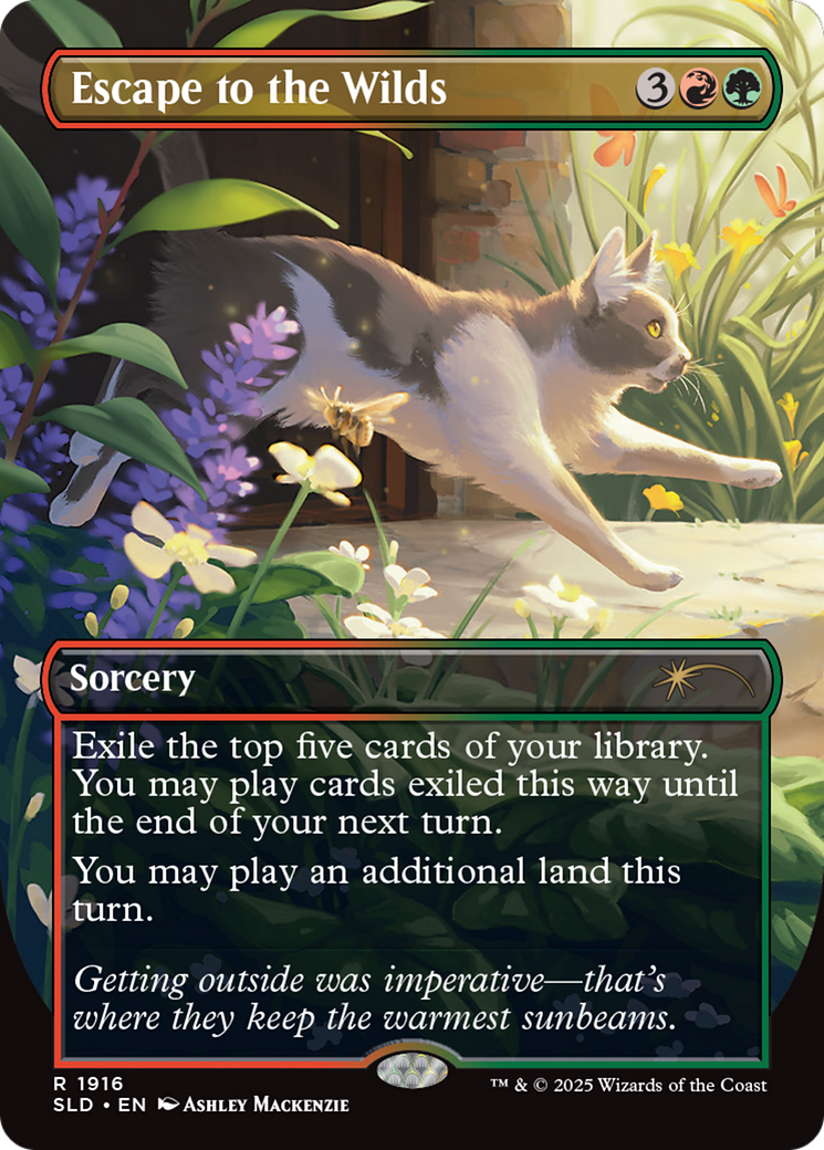 Escape to the Wilds (1916) (SLD-1916) [Secret Lair] Drop (Borderless) MTG Single Wizards of the Coast