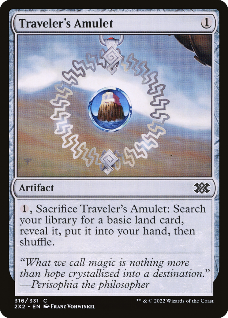 Traveler's Amulet (2X2-316) [Double Masters 2022] MTG Single Wizards of the Coast