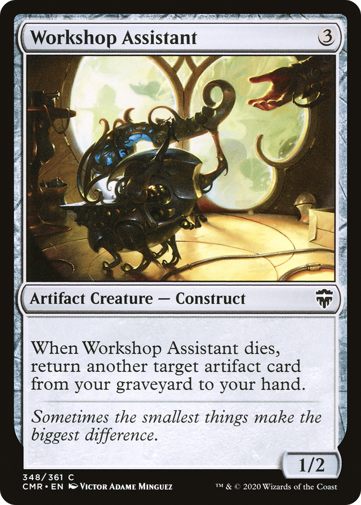 Workshop Assistant (CMR-348) [Commander Legends] MTG Single Wizards of the Coast