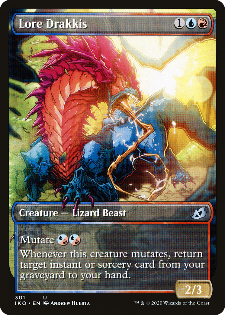 Lore Drakkis (IKO-301) [Ikoria: Lair of Behemoths] (Showcase) Foil MTG Single Wizards of the Coast