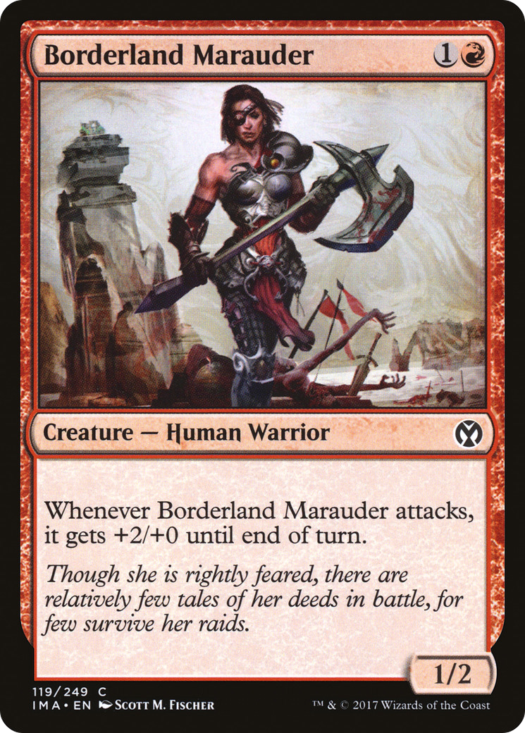 Borderland Marauder (IMA-119) [Iconic Masters] Foil MTG Single Wizards of the Coast